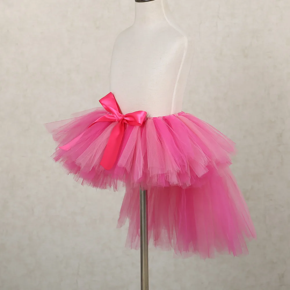 Юбка-пачка для маленьких девочек пышная детская балетная Pettiskirts Шлейфом Тюль принцесса юбки для девочек для детей День рождения танец пачка - Цвет: Style 1