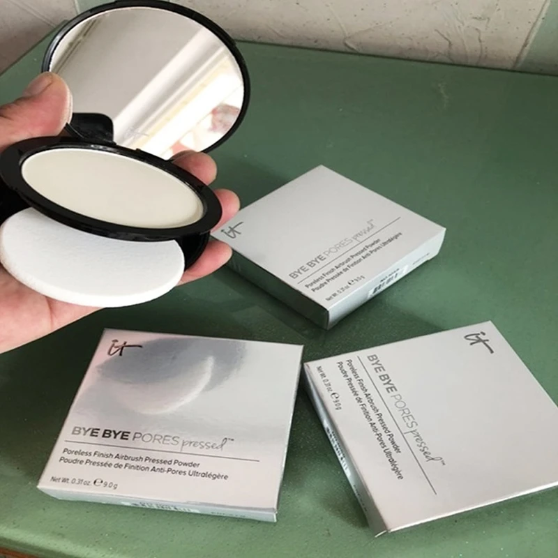 Косметическая пудра для жирной основы лица It прессованные полупрозрачные