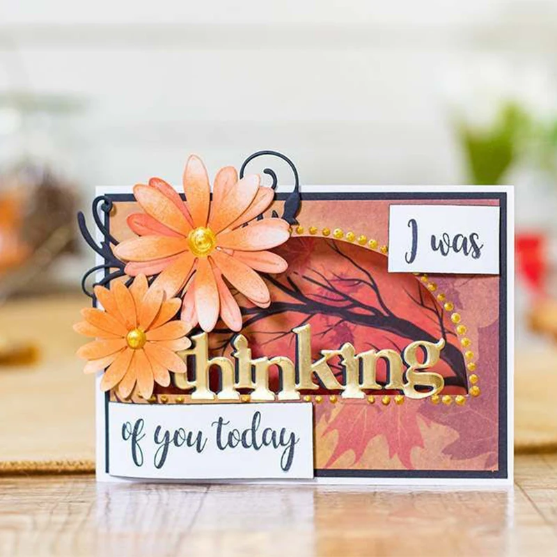 Arc Frame обнимает Hello Happy Letters трафареты для резки металла DIY скрапбукинга украшения