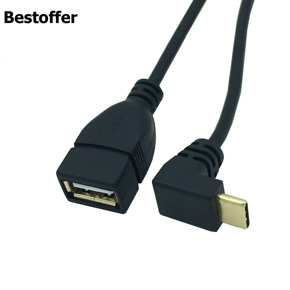 Прямой кабель адаптер с углом вверх/вниз влево/вправо Type C USB 3 1|Кабели передачи