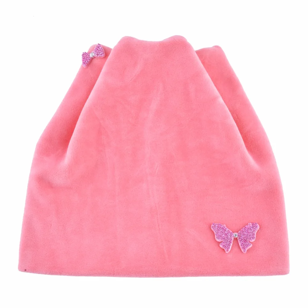 шапка с ушками Зимние шапки для женщин beanies милый бант орнамент кошка кость