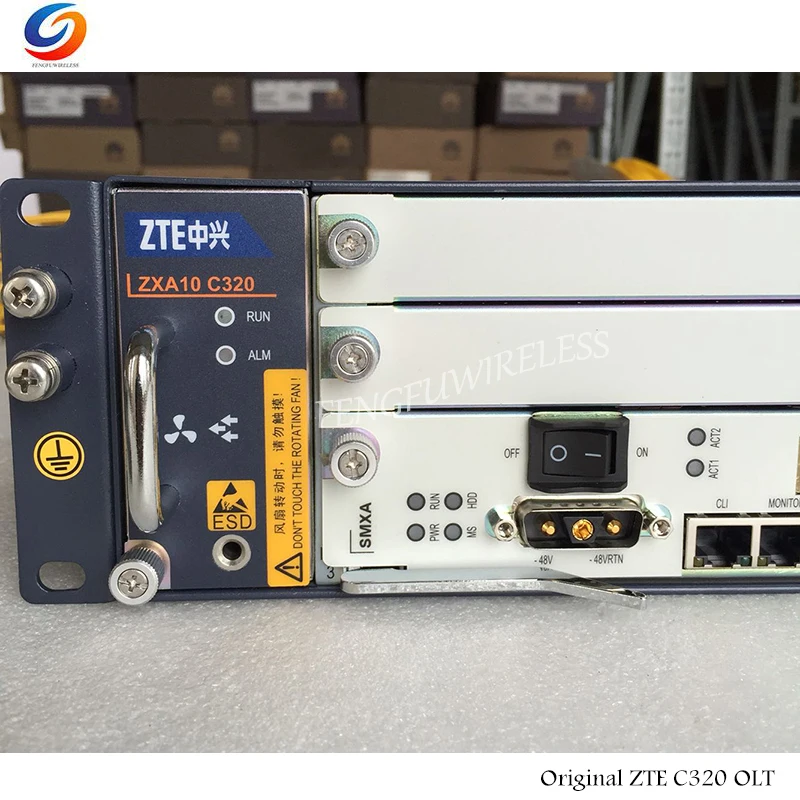 2020 самая популярная оригинальная ZTE ZXA10 C320 OLT 1GE SMXA карта * 1 шт с PRAM картой AC + DC