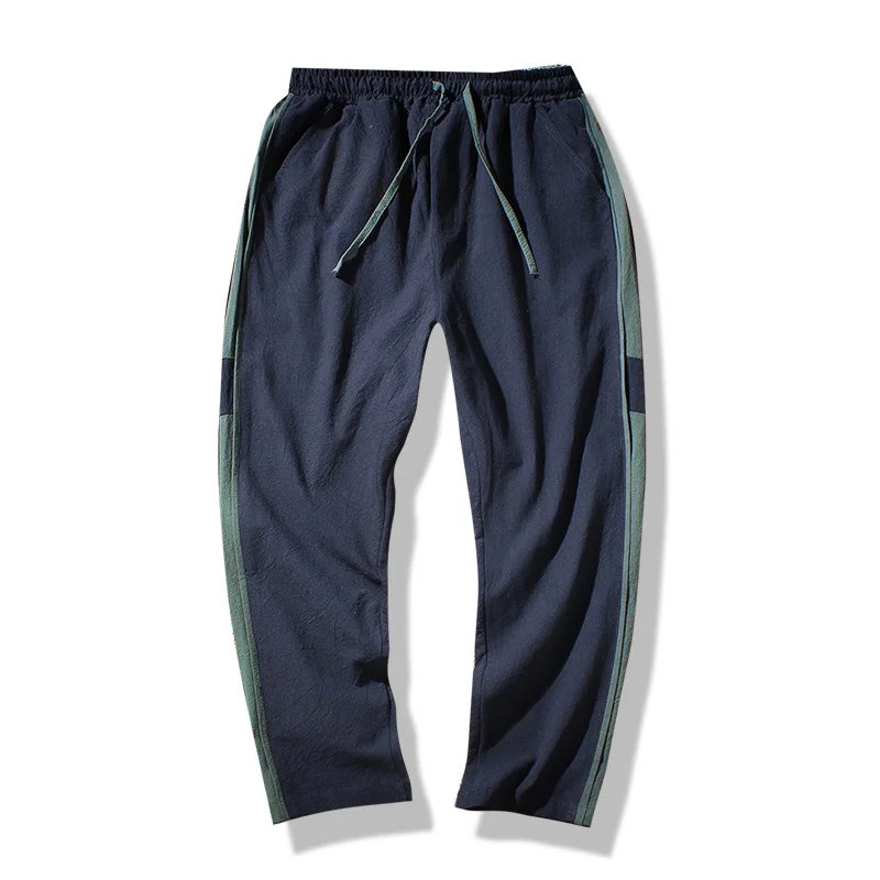 2021 Hot Fashion Street Jogger Pants Men Ankle-length Harem Striped Casual Sweatpants | Мужская одежда