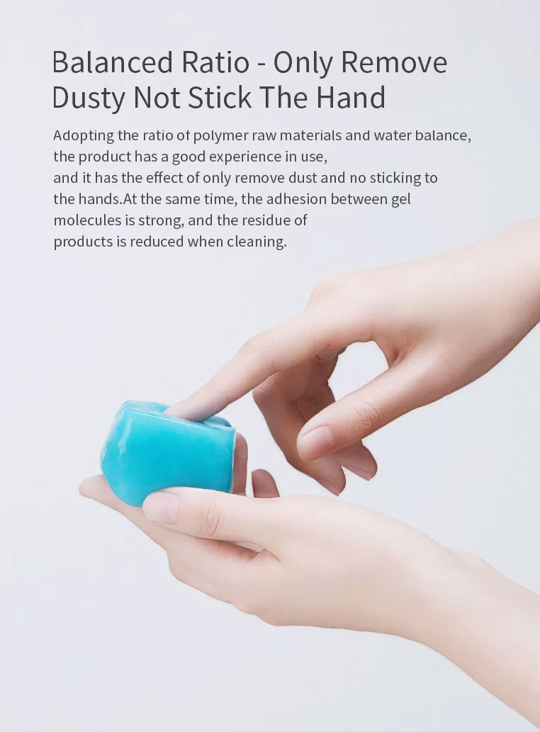 Xiaomi Clean-n-Fresh Антибактериальный очищающий гель компьютерная клавиатура автомобильные игрушки гигиена мертвый угол резиновые перчатки для уборки грязи пыли очиститель