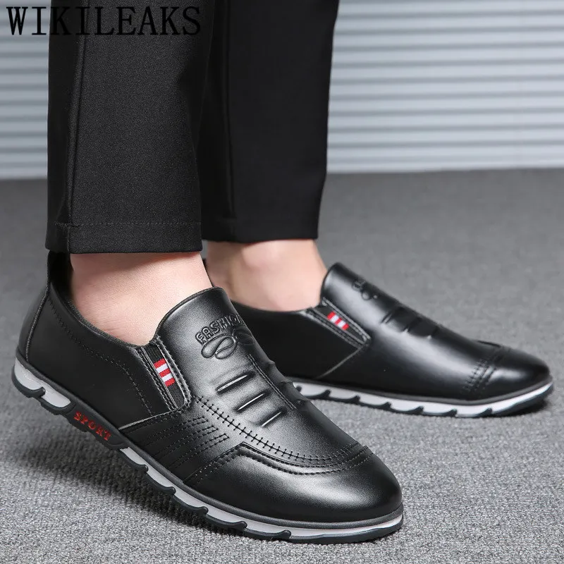 Dad Shoes Men Luxury Brand Casual Leather Designer High Quality Slip On Chaussure Homme Erkek Ayakkabi | Обувь