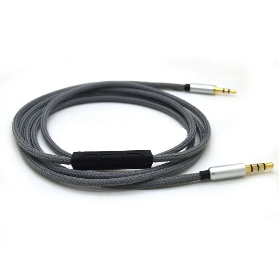 Улучшенный запасной удлинитель для наушников 3 5 мм 2 кабель с микрофоном Bose тихий