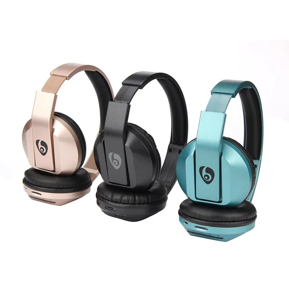 ECHILI складной MP3 плеер Bluetooth гарнитура с FM карты плеера 3 5 мм кабель наушников