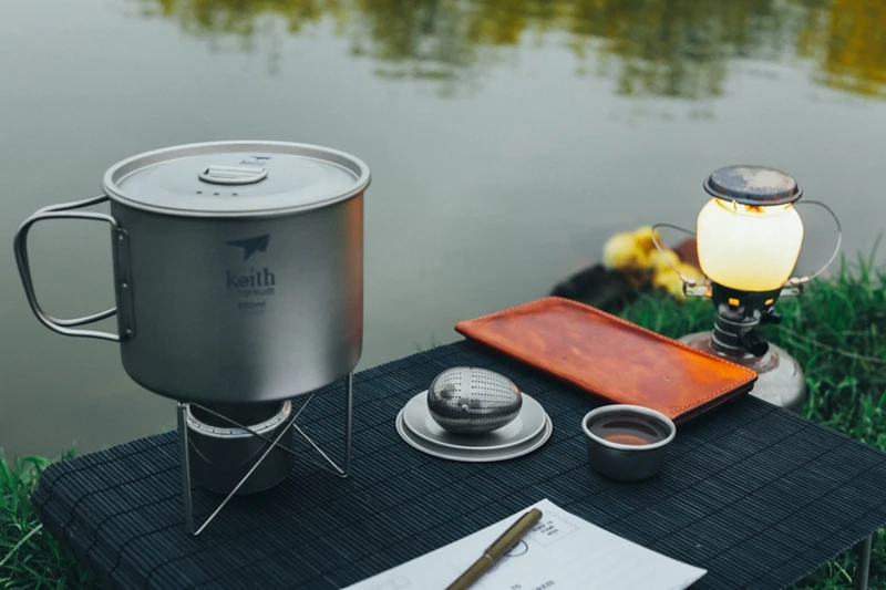 Креативный ситечко для чая в форме яйца Keith Pure titanium, ароматический фильтр, встроенный в чайную чашку Mi3920