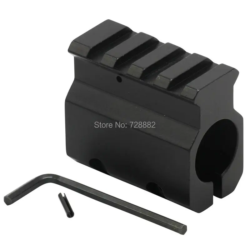 Тактический низкопрофильный газовый блок один 20 мм планка Пикатинни Вивера