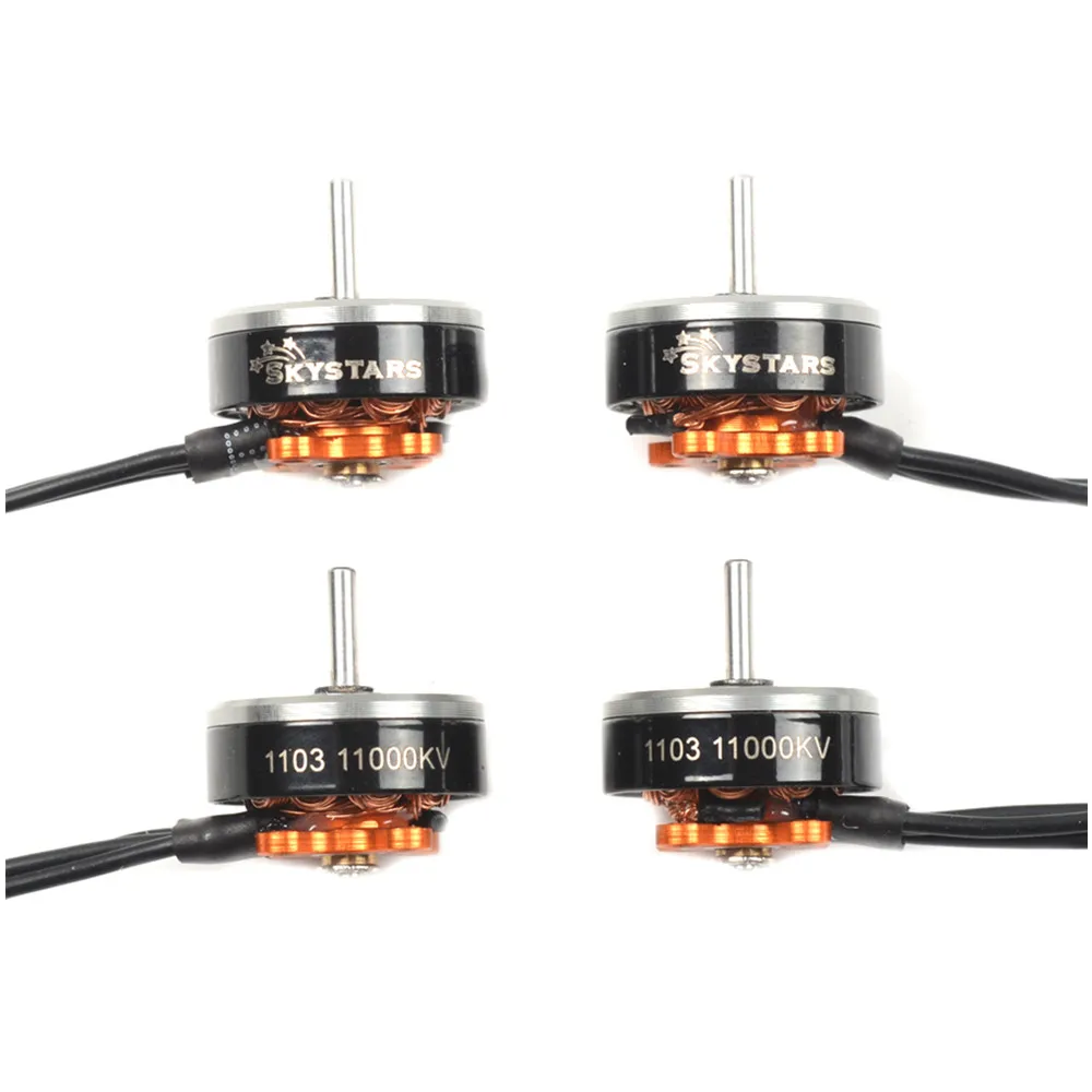 4 шт. Skystars 1103 11000KV 8000KV 1 ~ 3S гоночная серия бесщеточный двигатель для RC FPV гоночный