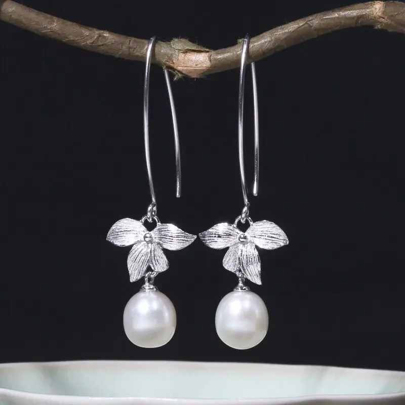 Женская модель 925 длинные серьги в богемном стиле для помолвки вечерние любимого