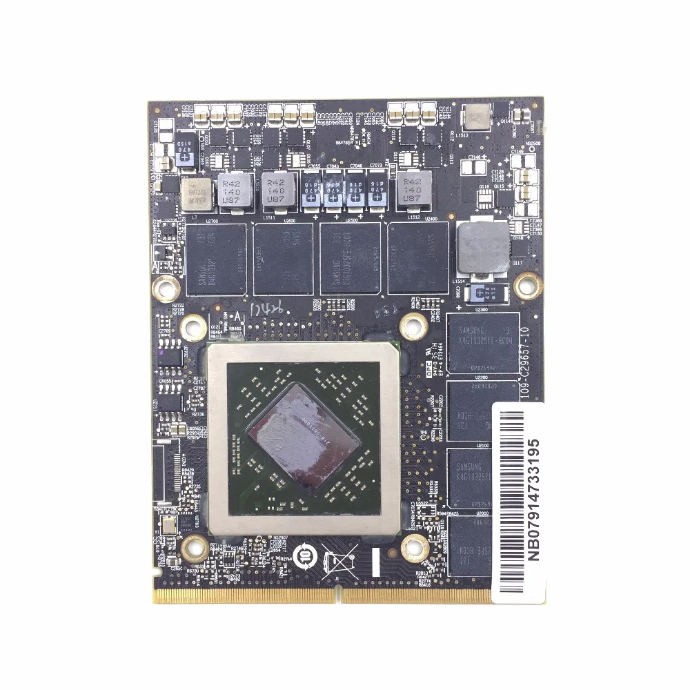 Kefu для Apple iMac 27 "A1312 HD6970 HD6970m HD 6970 м 1 г Гб 109 C29657 10 216 0811000 2011 видеокарта VRAM VGA GPU|vga