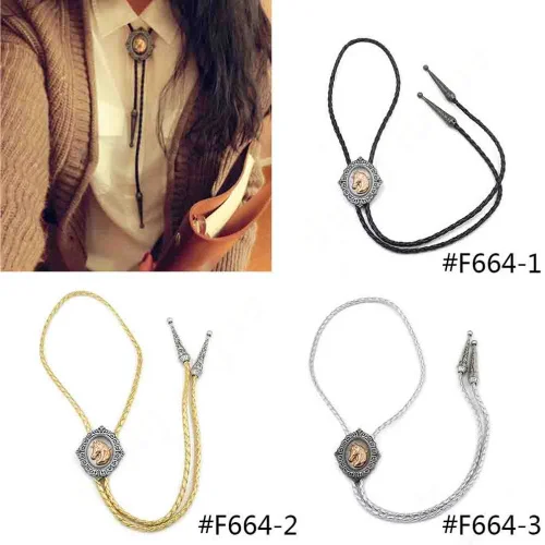 Lychee Ретро Винтаж Вестерн мужские ковбойские голова лошади Боло галстук Родео