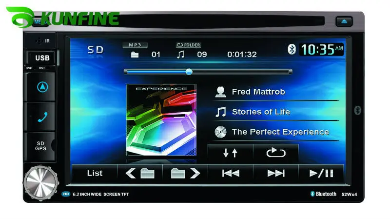 Универсальный Автомобильный dvd плеер аудио Радио стерео FM USB/SD Bluetooth/ТВ с Рулевого