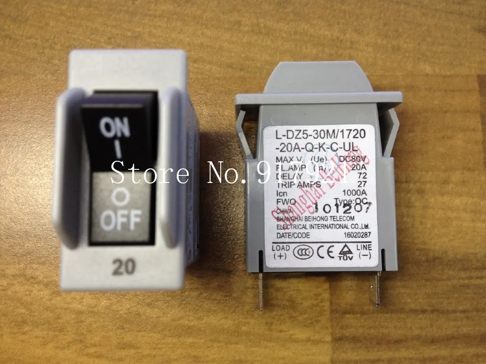 

[ZOB] SHANGHAIBEIHONG Bay red L-DZ5-30M/1720-20A-Q-K-C-UL circuit breaker 20A equipment --10pcs/lot