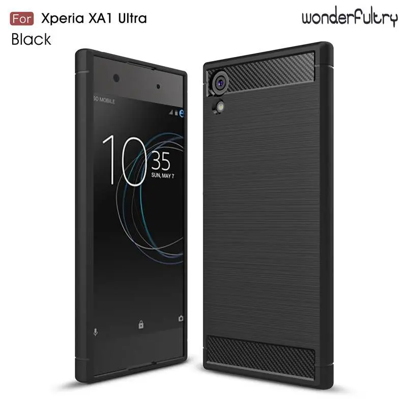Wonderfultry крышка xa1 ультра В виде ракушки Fundas Coque углеродного волокна матовый чехол
