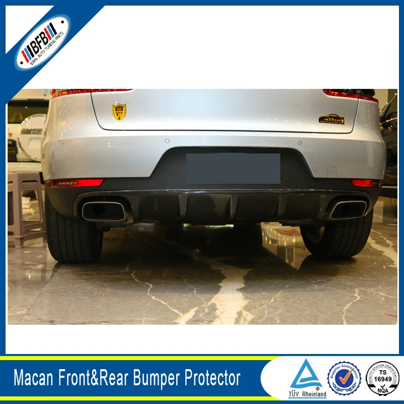 For Macan Front And Rear &amp Bumper Skid Plate Carbon Fiber 2014+ | Автомобили и мотоциклы