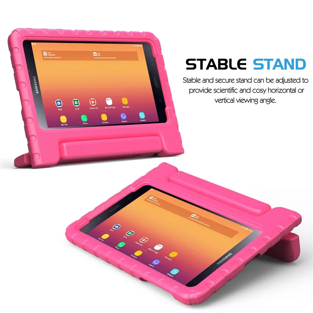 Eagwell, детский противоударный чехол для samsung Galaxy Tab A, 8,0 дюймов, SM-T380, T385,, EVA Foam, чехол для планшета, чехол с ручкой и подставкой