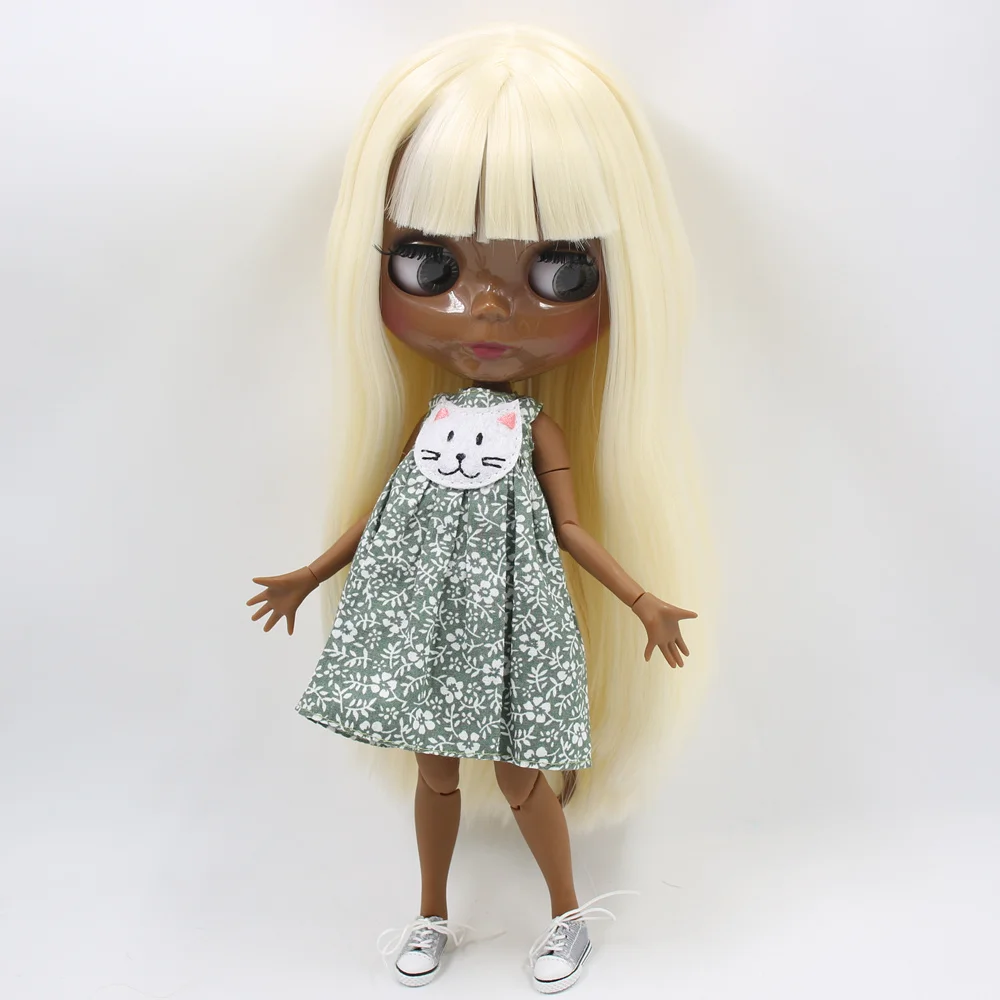 Кукла на заказ ICY DBS Blyth No.BL340 светлые волосы супер темная кожа azone S 1/6 bjd OB24 ANINME GIRL |