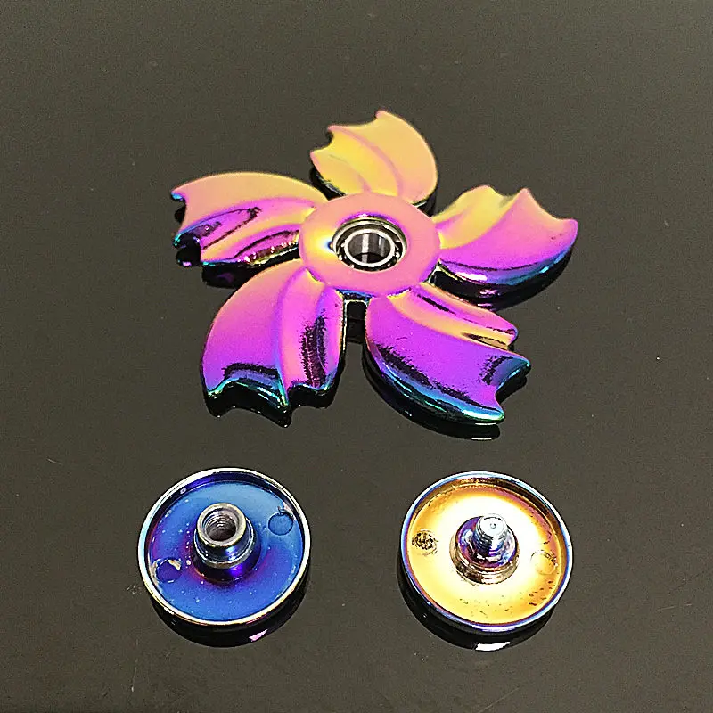 Five hakaze Fidget Spinner Металлический Радужный Дракон ручной палец блесны аутизм СДВГ