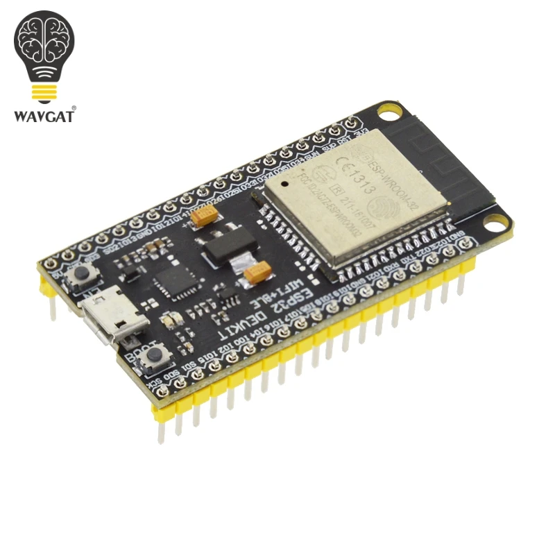 WAVGAT ESP32 плата разработки WiFi + Bluetooth ультра низкое энергопотребление двухъядерный