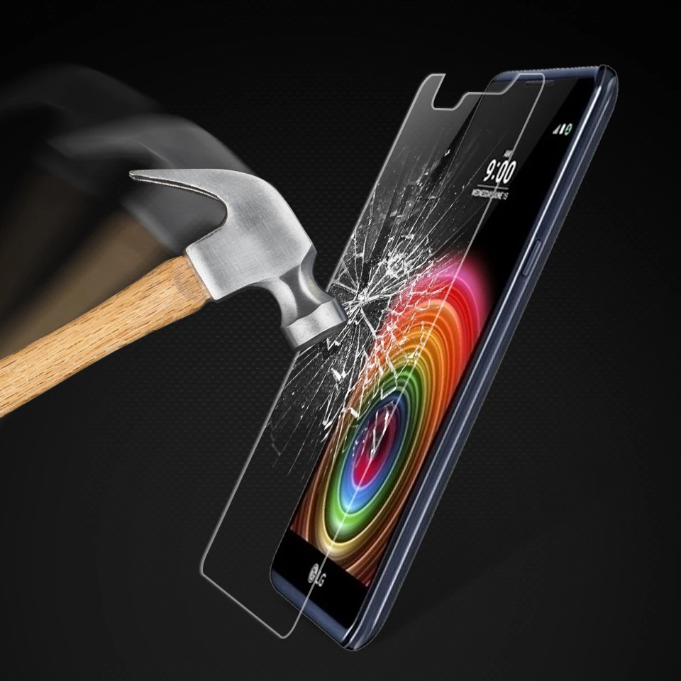 2 шт для стекла LG X Power Защитная пленка экрана из закаленного Glass ультратонкая