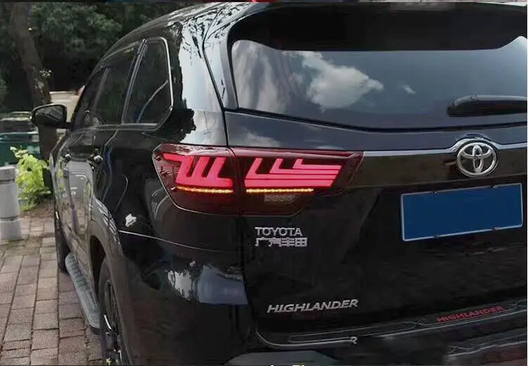 

Car Styling for Highlander tail lights ,2015 2016 2017 2018 Highlander taillight LED taillight TAIL Lights,highlander Rear Lamp