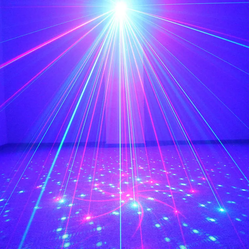 Мини диско вечевечерние лазерные огни и музыка Lumiere dj оборудование красный