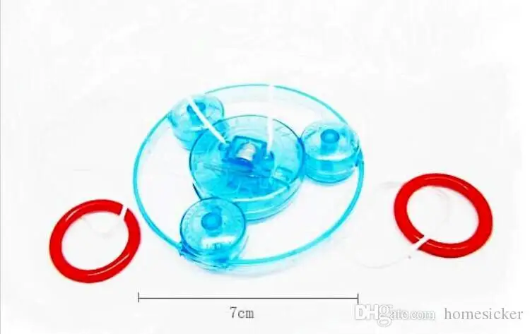 

New Arrival PULL LINE Flash Flywheel Flash Flying Saucer Gyro Game Toys For Kids Christmas Birthday Gift Supplies
