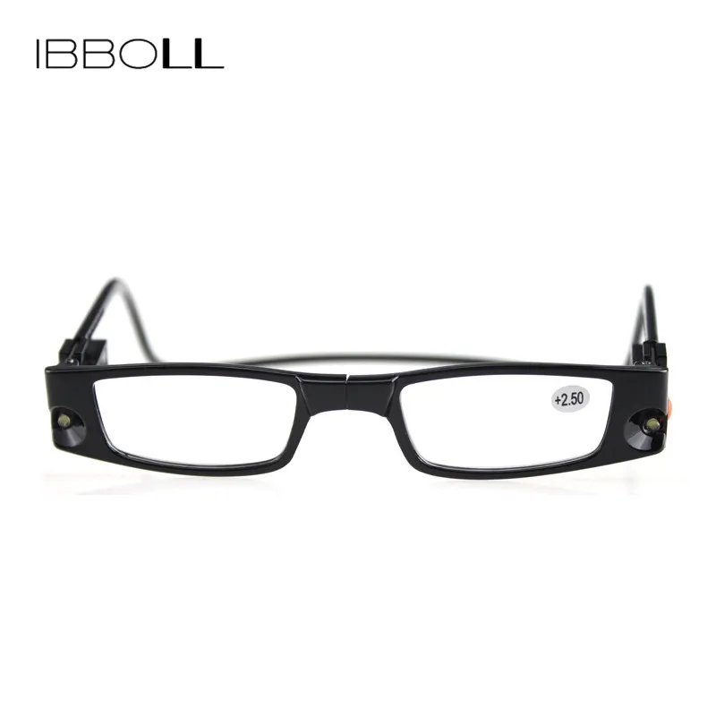 Ibbolll HighSlim очки для чтения со светодиодный светильник MG функция диоптрий женские Магнитные очки магнит 1,0 1,5 2,0 2,5 3,0 3,5 4,0