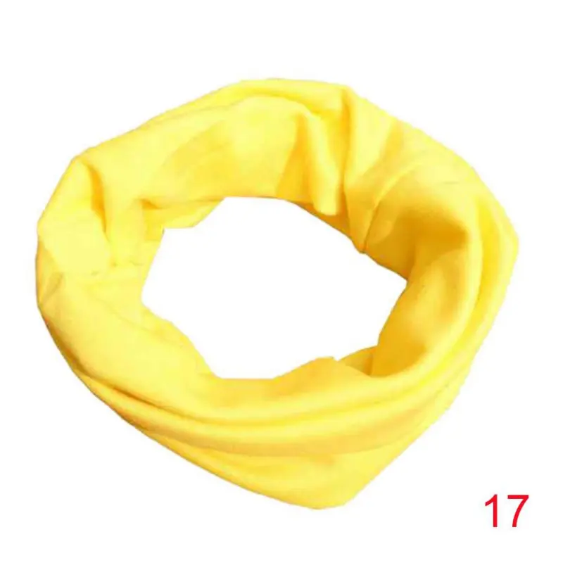 yellow Весенние Шарфы Осень-Зима для детей ясельного возраста очень милая детская нагрудный шарф для девочек и мальчиков O хомут для шеи крышка одежда аксессуары - Цвет: yellow