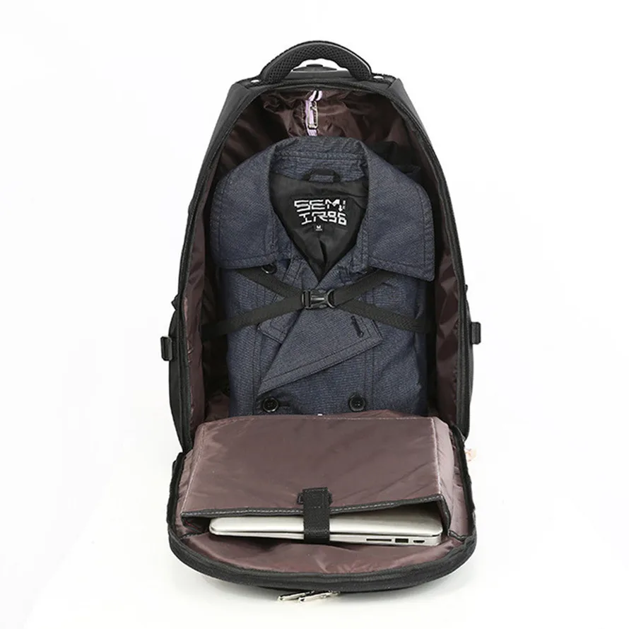 Женский рюкзак на колесиках 20 дюймов дорожный багажный сумка для багажа чемодан