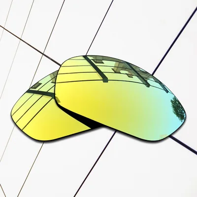 24K Gold Polarized E.O.S поляризованные Сменные линзы для солнцезащитных очков Оукли Джульетта-сортов цветов - Цвет линз: 24K Gold Polarized