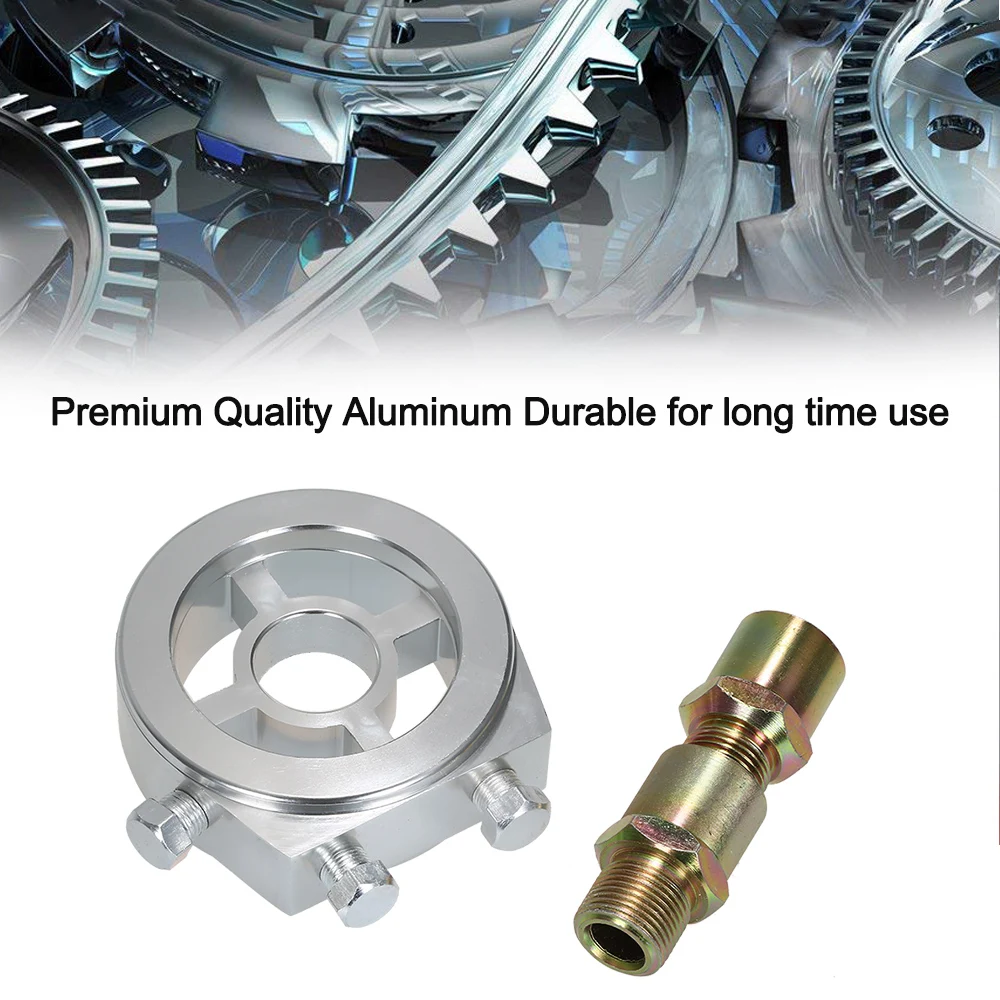 Алюминиевый Универсальный автомобильный масляный фильтр охладитель сэндвич