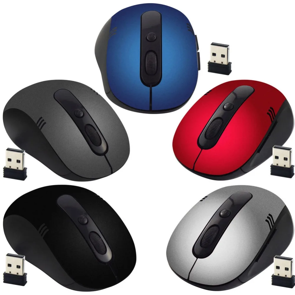 2 4 ГГц Беспроводной беспроводные Мышь USB оптическая мышь прокрутки для
