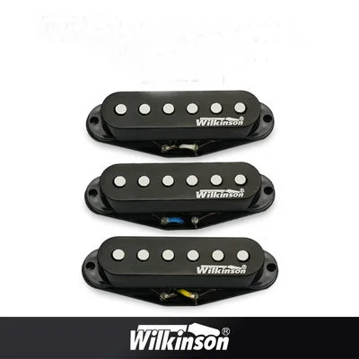 WVS Set Black Гитарные звукосниматели, оригинальные звукосниматели Wilkinson Alnico V Humbucker, звукосниматели с одной катушкой, металлические звукосниматели rock, сделанные в Корее - Цвет: WVS Set Black
