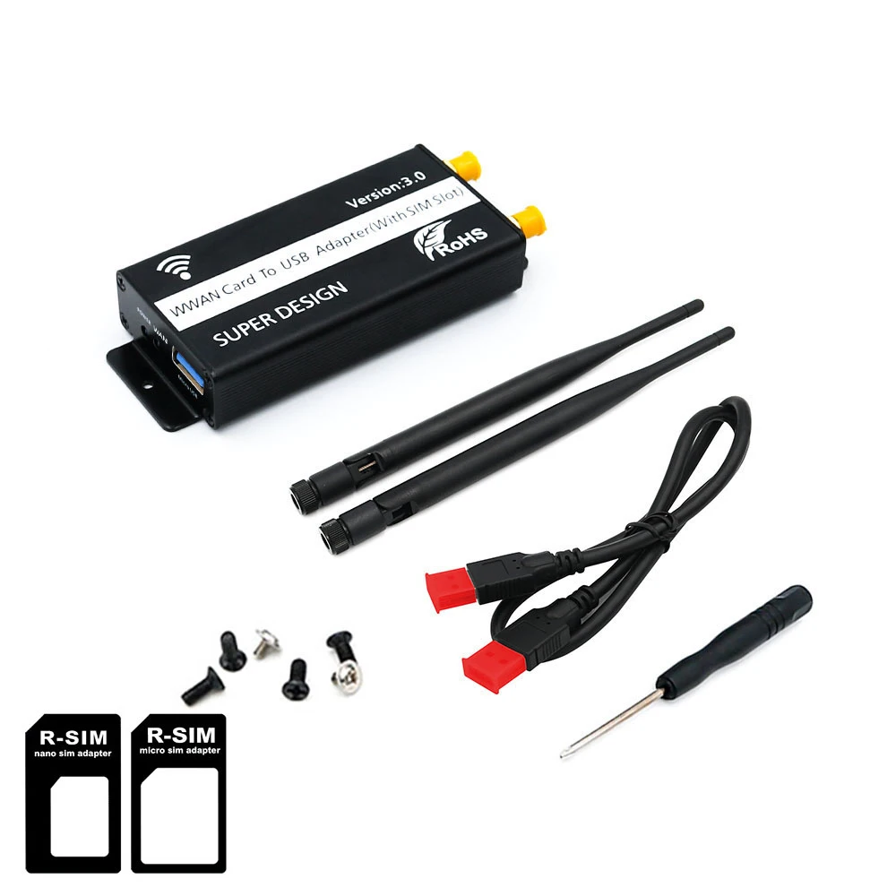 Сетевой адаптер M.2 Wifi беспроводной USB Wi Fi NGFF к 3 0 + разъем для SIM карты модуля