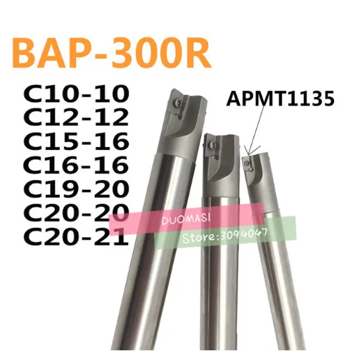 BAP300R C10 10-120 C12-12-130 C16-16-150 2T правый угол 90 градусов фреза Арбор Для APMT1135