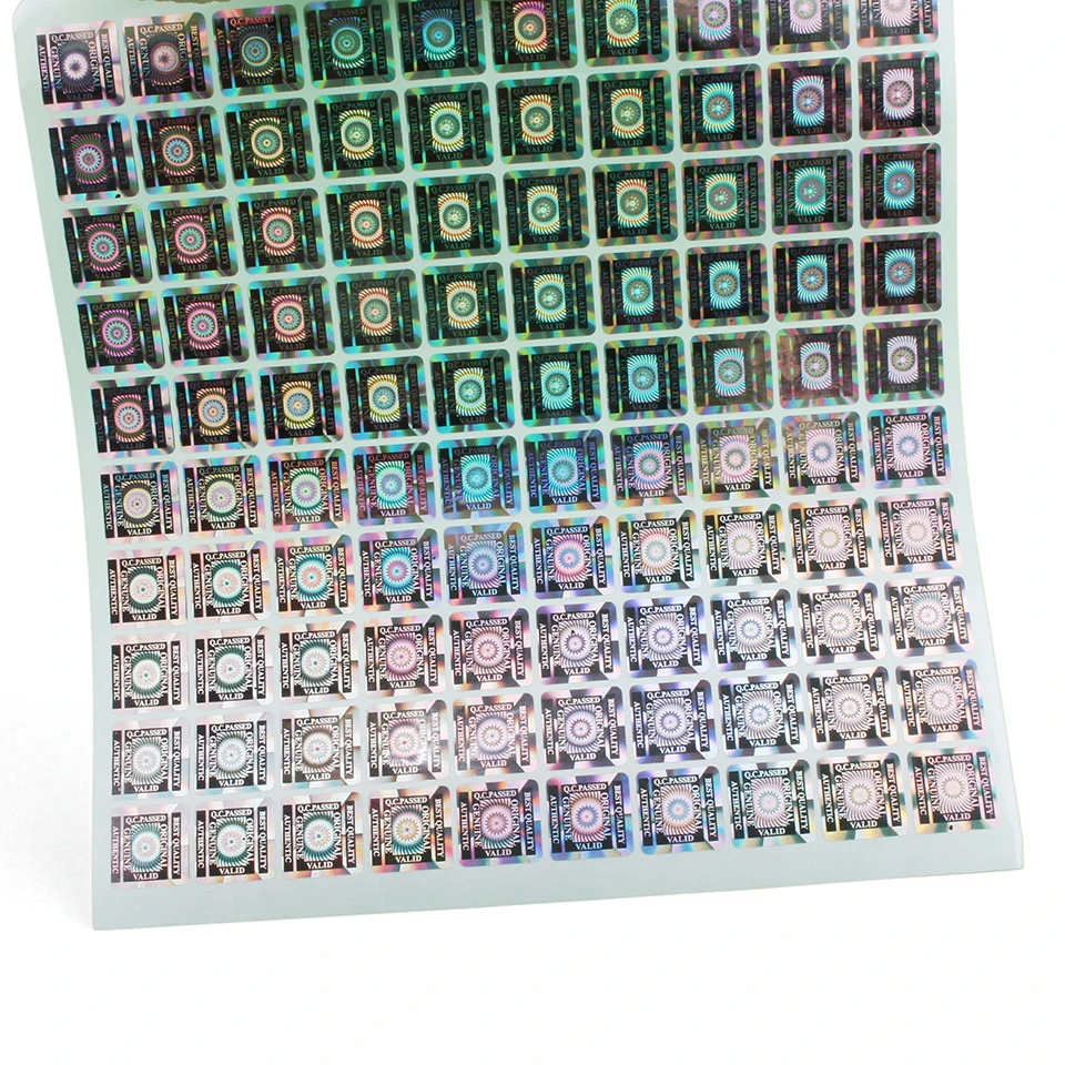 2000 шт./партия оригинальные товары лучшего качества Q.C. Голографические лазерные