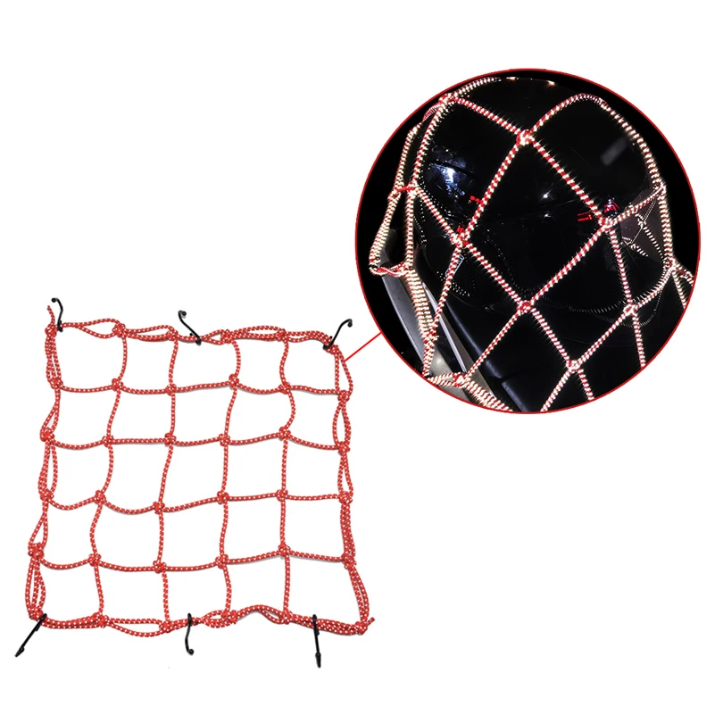 

Reflective Hook motorcycle net luggage cargo net motorcycle motor bagage motorcycle helmet holder net motorcycles accessories
