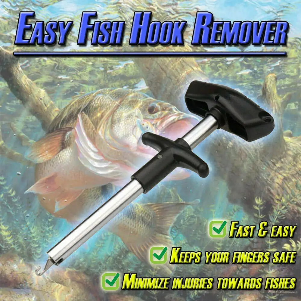 

2019 Easy Fish Hook Remover New Fishing Tool Minimizing The Injuries Tools Tackle Insects Detacher Portable Hook Out Extractor