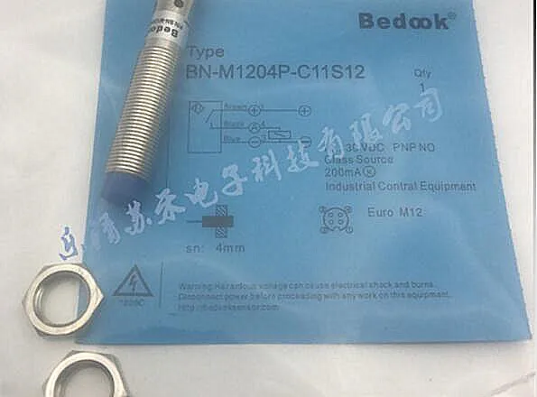 

FREE SHIPPING 100% NEW BN-M1204P-C11S12 proximity switch plug-in type PNP normally open inductive sensor in stock
