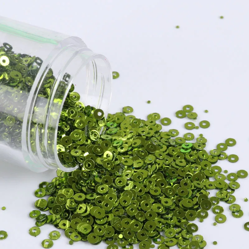 10 г 2 мм плоские серебряные негативы лазерные блестки ПВХ объемные бусины