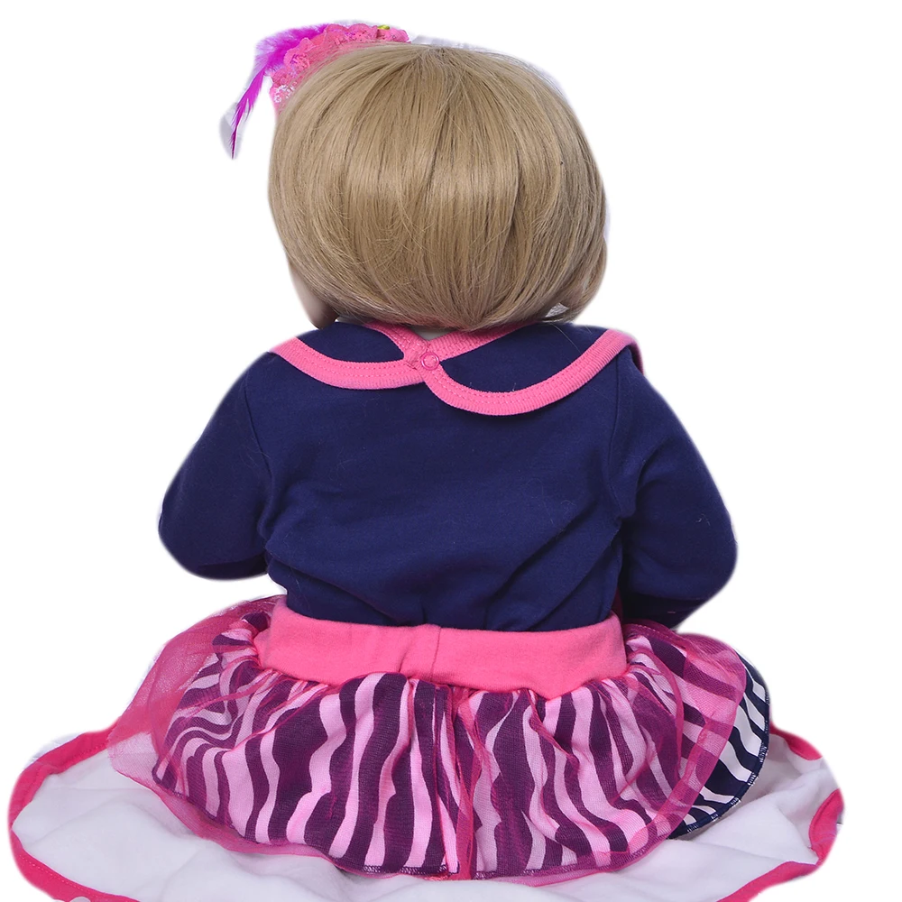 NPK 23 &quotЦельная силиконовая кукла reborn babies игрушки для детей подарок bebes menina bonecas