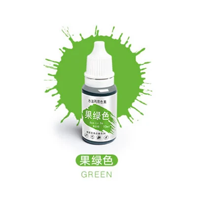 Green 1 шт. 13 цветов 10 мл Макарон Крем Цвет еды ing ингредиенты Торт Помадка выпечки торт съедобный цвет пигмент выпечки и кондитерские инструменты - Цвет: Green
