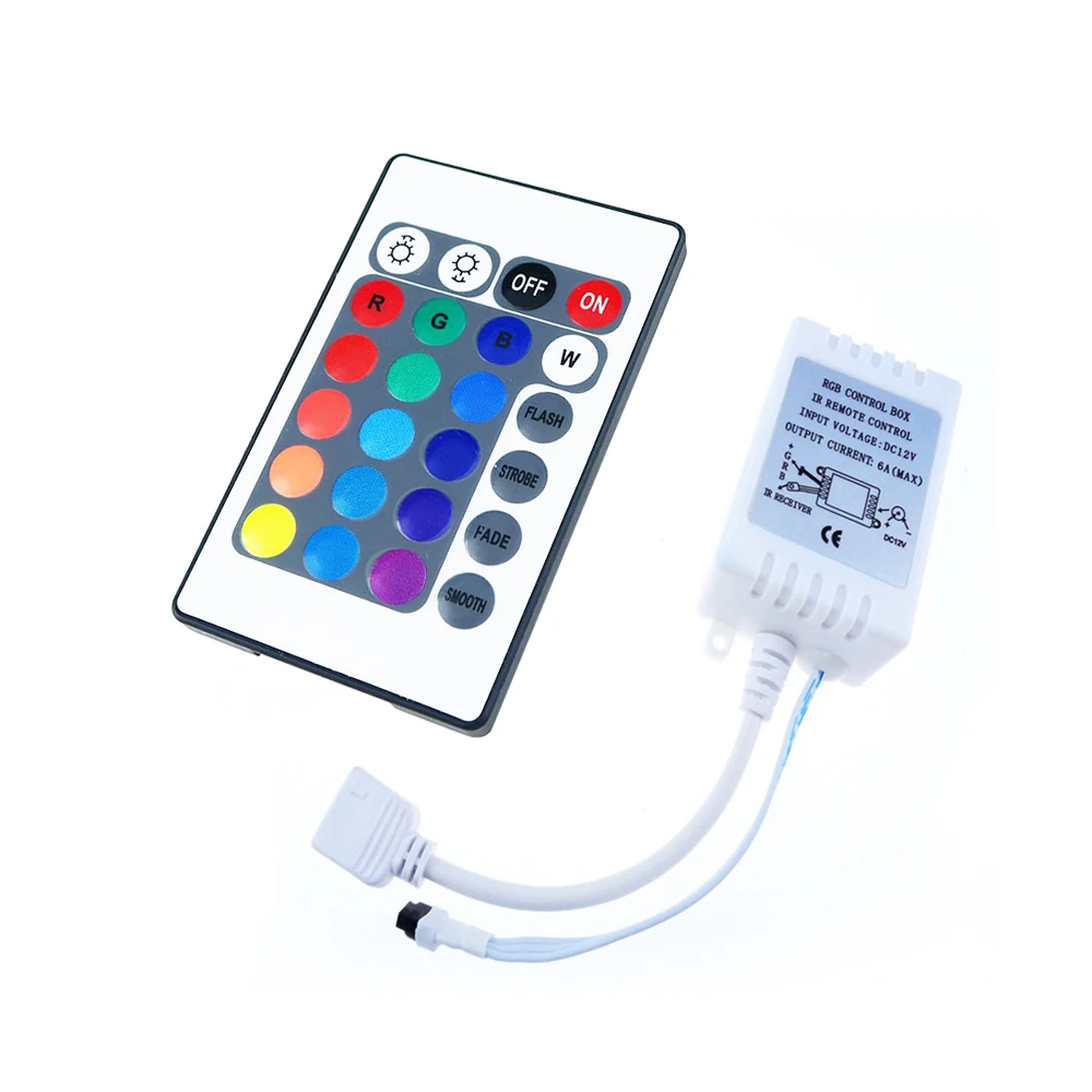 Светодиодный Управление AC/DC 12V ИК пульт дистанционного управления RGB полосы