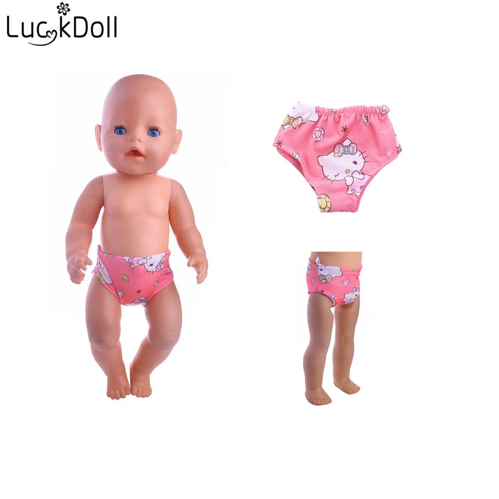 Однотонное нижнее белье LUCKDOLL для куклы 18 дюймов или 43 см аксессуары кукол|Куклы| |