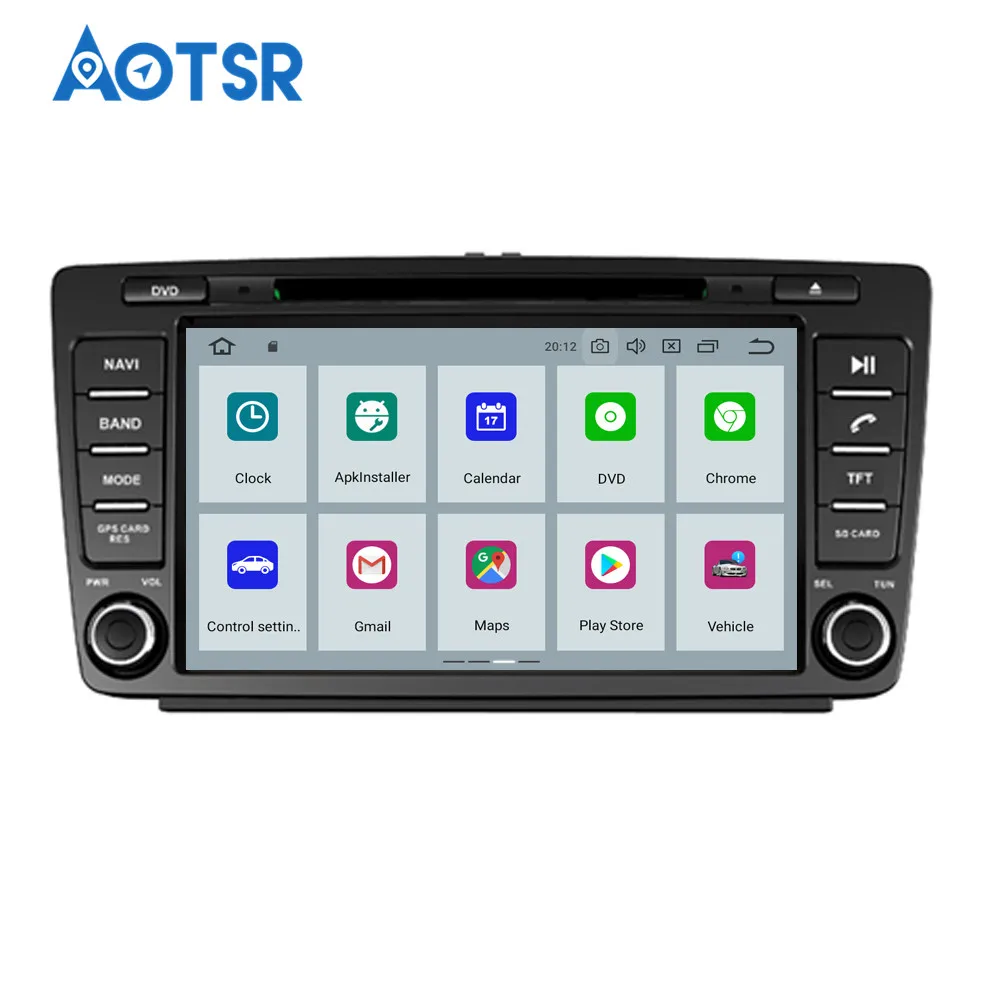 2 din Android 9,0 4+ 32GB Автомобильный Радио Мультимедийный dvd-плеер для Skoda Octavia 2008 2009 2010- gps Карта Навигация стерео Авто