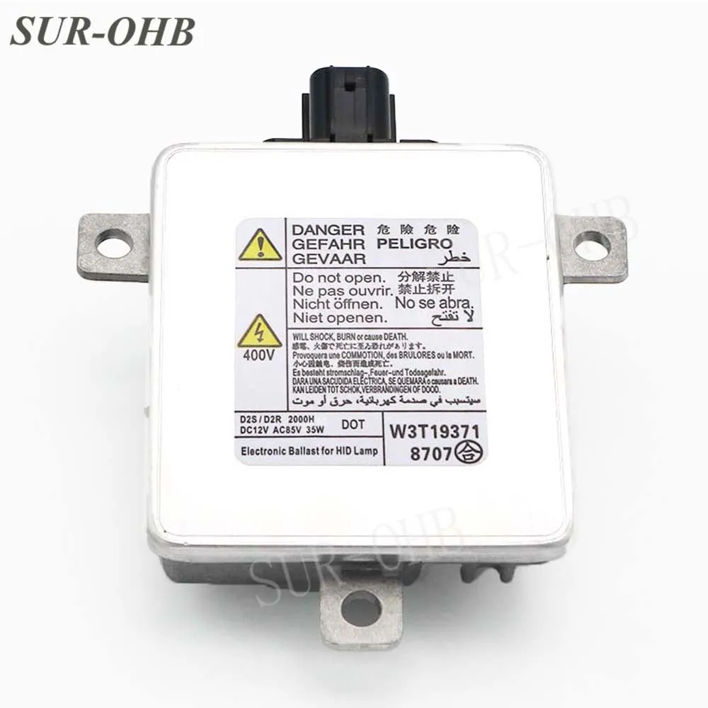 OEM Замена d2s d2r 2000h ксеноновый балласт 12v W3T19371 для HID лампы 8707 No se abra AC 85v 35w