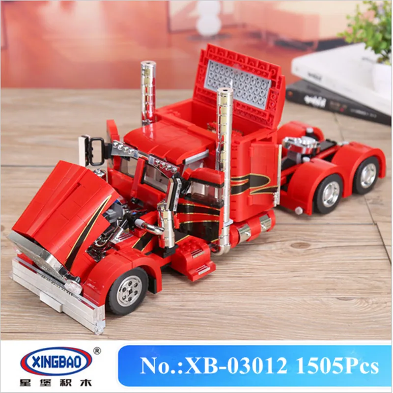 XingBao 03012 1505 шт. натуральная техника MOC серии Красный монстр набор детей развивающие строительные блоки кирпичи игрушки